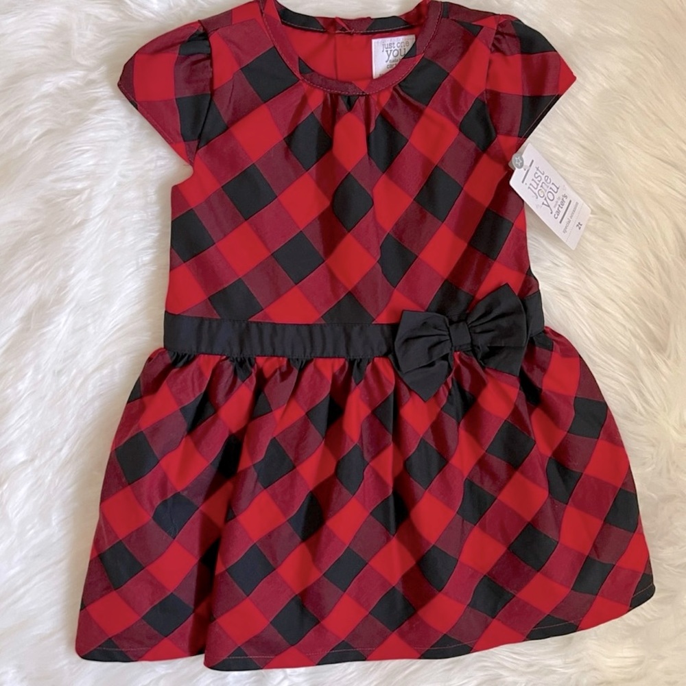 Carter's Toddler Girl Plaid Holiday Dress